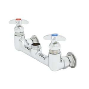 8" WALL MOUNT FAUCET, INTEGRAL CHECK