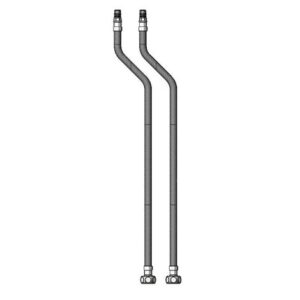 19" FLEX SS SUPPLY HOSES, 3/8"