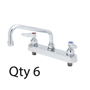 WORKBOARD FAUCET, DECK MOUNT, 8"