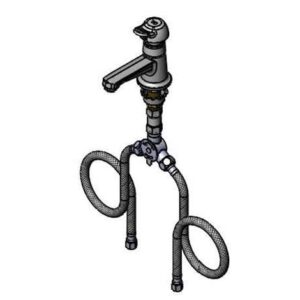 BASIN FAUCET, PIVOT-ACTION METERING, VR