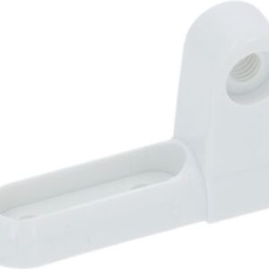 CERNIERA SUP.M8 BIANCA PLASTICA H=22X33