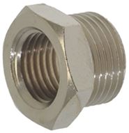 RACCORDO ø 3/8"M-1/4"F NICHELATO