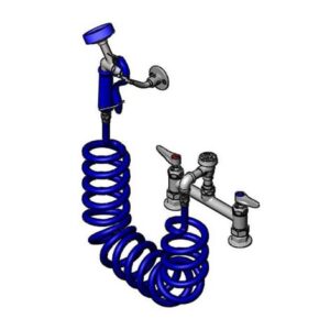 PET GROOMING FAUCET, DECK 8" CENTERS,