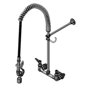 PRE-RINSE: OVERHEAD SPRING, 8" WALL