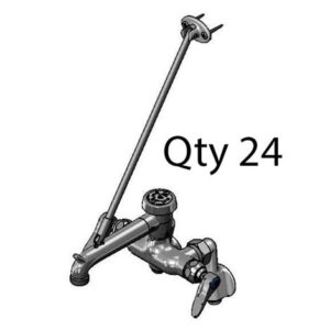 SERVICE SINK FAUCET, WALL MOUNT,
