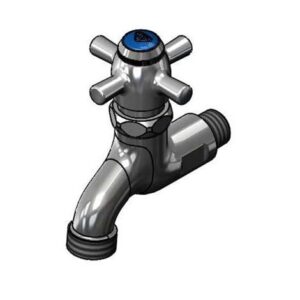 SILL FAUCET, SELF-CLOSING, 1/2" NPT MALE