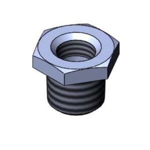 3/8"NPT X 1/4"NPT HEX BUSHING (ROUGH