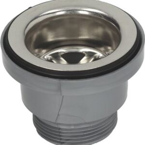 PILETTA SCARICO INOX PLASTICA ø 1"1/2