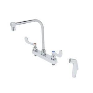 WORKBOARD FAUCET, 8" DECK MOUNT,