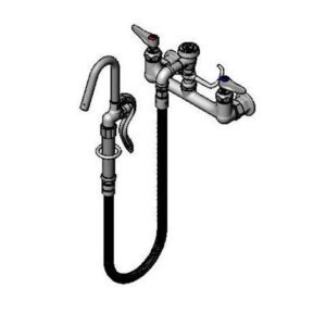 POT FILLER, WALL MOUNT, 8" CENTERS,
