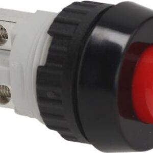 PULSANTE UNIPOLARE ROSSO 0,7A 250V