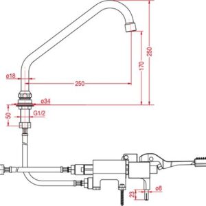 MISCELATORE PROGRESSIVO MONOPEDALE COMP.
