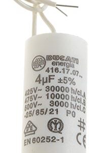 CONDENSATORE DUCATI ENERGIA 4µF C/CAVO