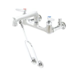 SERVICE SINK FAUCET, WALL MOUNT, 8"