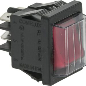 INTERRUTTORE BIPOLARE ROSSO 16A 250V