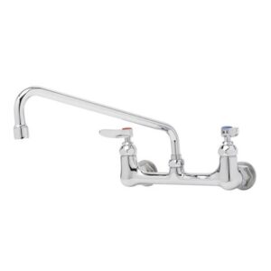 8" DOUBLE PANTRY FAUCET, WALL MOUNT,