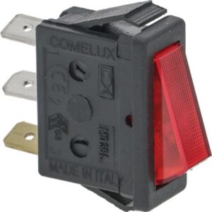INTERRUTTORE UNIPOLARE ROSSO 16A 250V