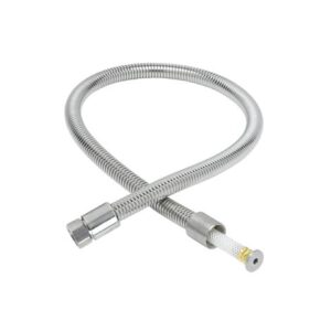 24" FLEXIBLE STAINLESS STEEL HOSE, LESS