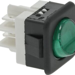 INTERRUTTORE BIPOLARE VERDE 16A 250V