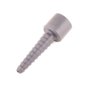 SERRATED TIP, GRAY PVC, 3/8" NPT FEMALE