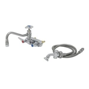 4" WORKBOARD FAUCET, WALL MOUNT,