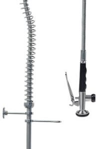 DOCCIA PRELAVAGGIO INOX A PARETE 880 mm