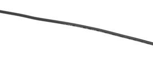 WIRE, JUMPER, 16AWG, BLK, 10IN L, 1/4IN
