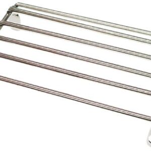 GRIGLIA INOX CON ALETTE DI FISSAGGIO