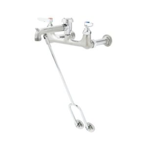SERVICE SINK FAUCET, WALL MOUNT, 8"