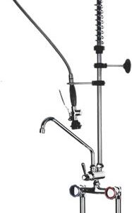 RUBINETTO BIFORO CON RIALZO 320 mm