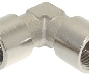 RACCORDO A "L" ø 1/4"F-1/4"F NICHELATO