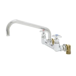 BIG-FLO MIXING FAUCET, 8" WALL MOUNT,
