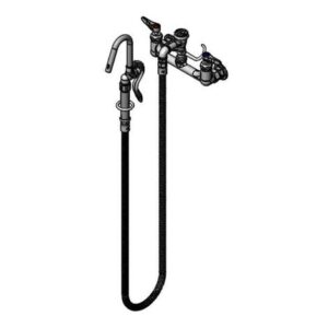 POT FILLER, WALL MOUNT, 8" CENTERS,