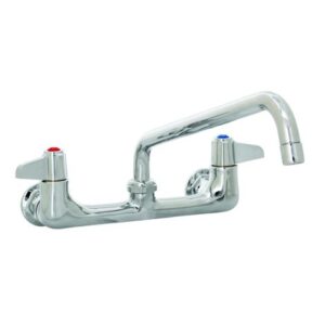 8" WALL MOUNT FAUCET, 12" SWING NOZZLE,