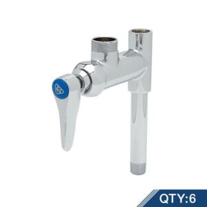 ADD-ON FAUCET, LESS NOZZLE, 4" RISER,