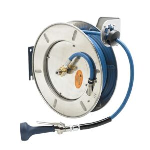 3/8" X 50' OPEN STAINLESS STEEL REEL W/