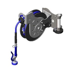 3/8" X 35' OPEN COATED REEL W/ SS TABLE