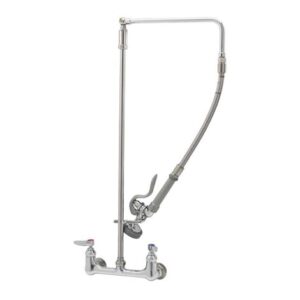 PRE-RINSE, OVERHEAD SWIVEL ARM, 8" WALL
