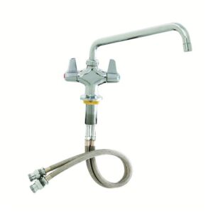 SINGLE HOLE DECK MOUNT FAUCET, 6" SWING