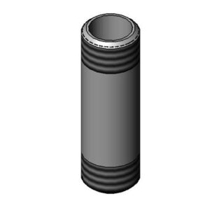 1/2" NPT NIPPLE X 2-5/8" LONG, CHROME
