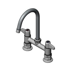 6" DECK MOUNT MIXING FAUCET WITH EQUIP