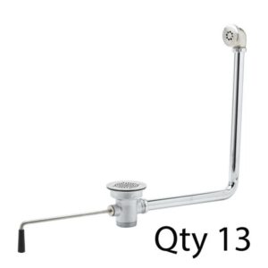 3" TWIST WASTE DRAIN W/ OVERFLOW