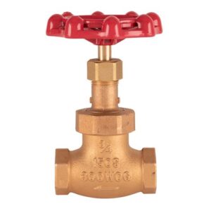 3/4" GLOBE VALVE, RED HANDLE