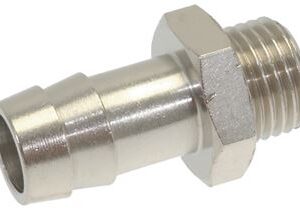 RACCORDO PORTAGOMMA ø 1/4"M ø 12 NICHEL