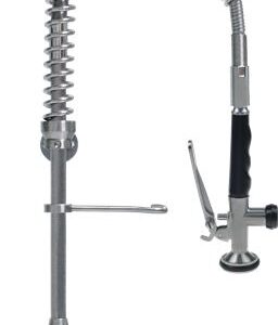 DOCCIA PRELAVAGGIO INOX 650 mm