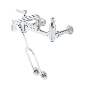 SERVICE SINK FAUCET, WALL MOUNT, 8"