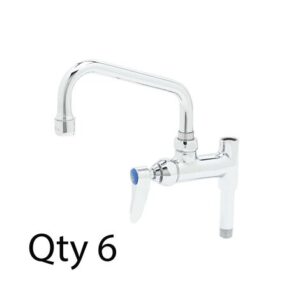 ADD-ON FAUCET, 6" NOZZLE, LEVER HANDLE
