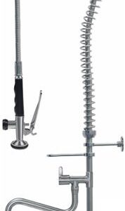 DOCCIA PRELAVAGGIO INOX 1140 mm C/RUB.