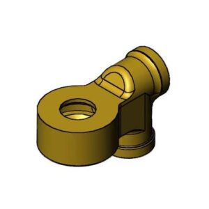 SWIVEL YOKE WITH INLET FOR PEDAL VALVE