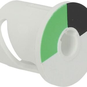 CAMMA BICOLORE NERO/VERDE ø 19 mm